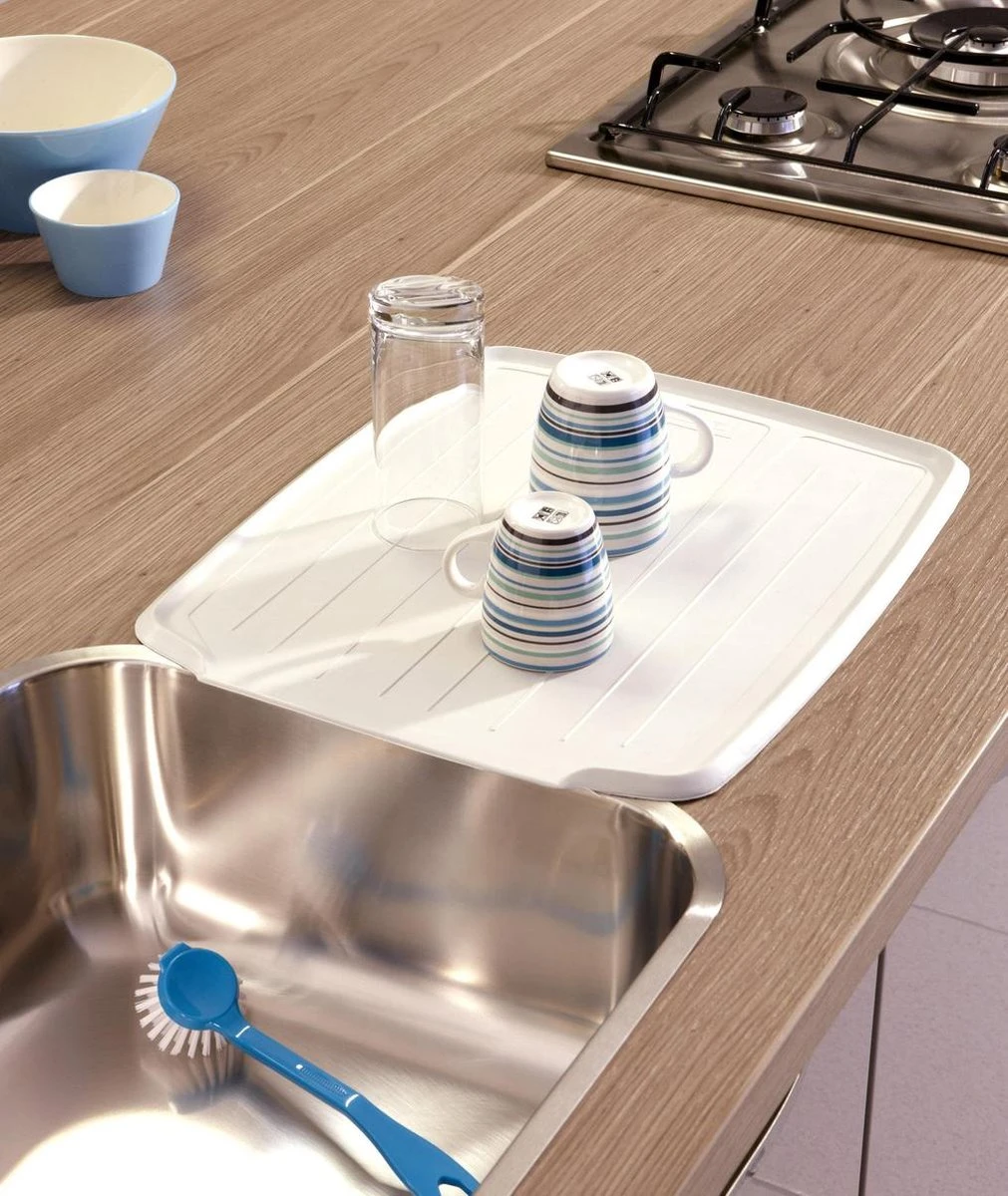 Curver Afdruipmat - 38x46 - Wit 2 Curver Afdruipmat - 38x46 - Wit - Afbeelding 2