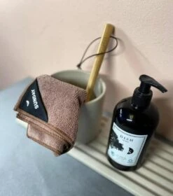 Klud Klud Vaatdoek Set - 7 Dagen - Mauve -Levensproducten 1058x1200