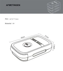 EGG BOX Wit Ei Opbergbox Eierhouder Eierdoos Koelkast Organizer -Levensproducten 1063x1200 2
