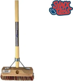 Synx Tools Luiwagen Union Mix Nylon Extra Hard 22cm - Tegel Bezem Schrobber- Bezemsteel - Schoonmaakbezem - Schrobborstels - Bezems Met Steel 150 Cm -Levensproducten 1073x1200 1