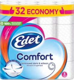 Edet Comfort - 3-laags Wc Papier - 32 Rollen