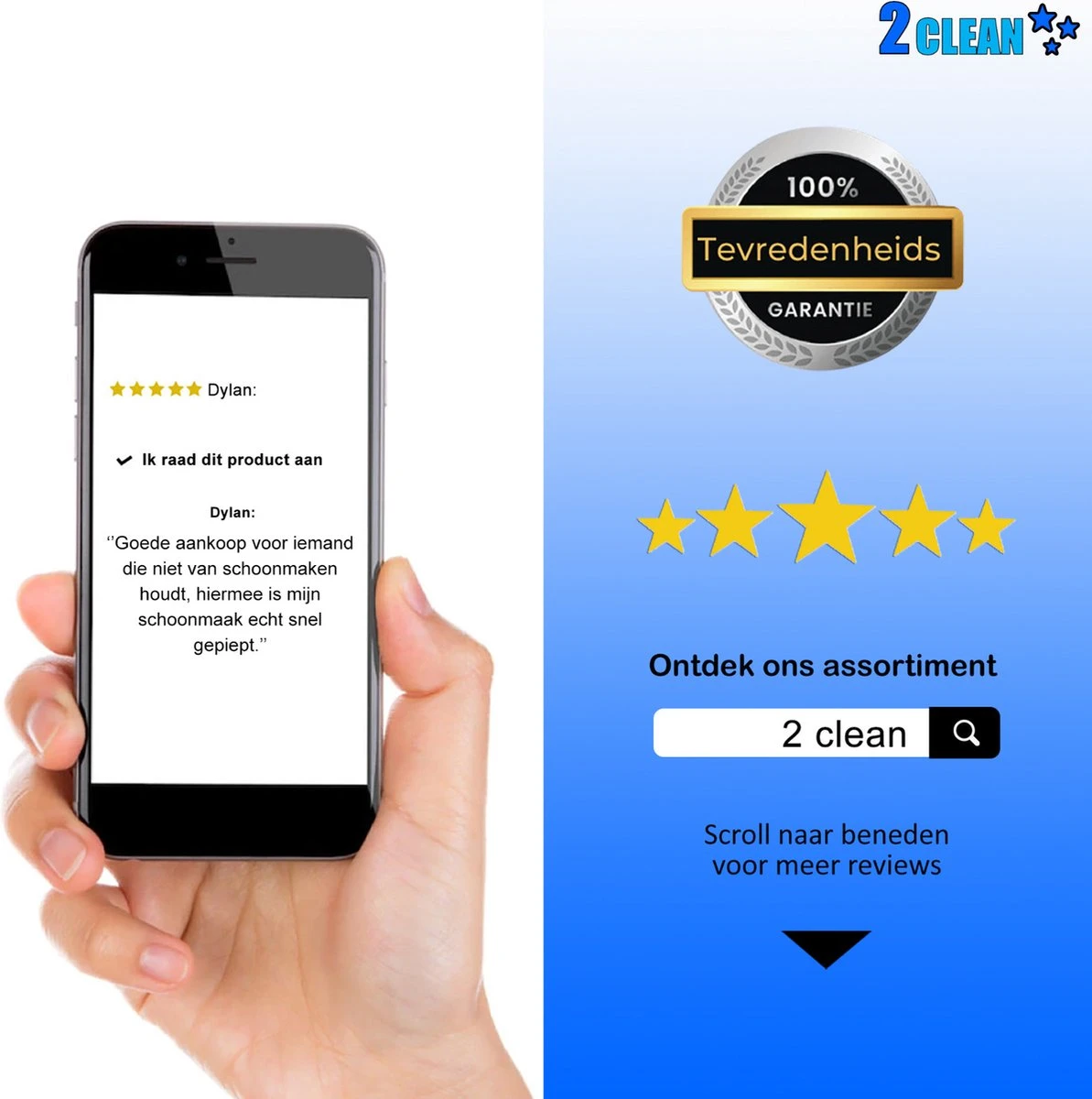 Elektrische Schoonmaakborstel - Schrobborstel - Handborstel - Schuurborstel - Schrobber - Badkamer - Toilet - Keuken 8 Elektrische Schoonmaakborstel - Schrobborstel - Handborstel - Schuurborstel - Schrobber - Badkamer - Toilet - Keuken - Afbeelding 8