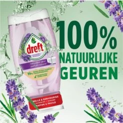 Dreft Natuurlijke Geur - Afwasmiddel - Lavendel & Rozemarijn - Ondersteboven Fles - Voordeelverpakking 8 X 370 Ml -Levensproducten 1195x1200 1