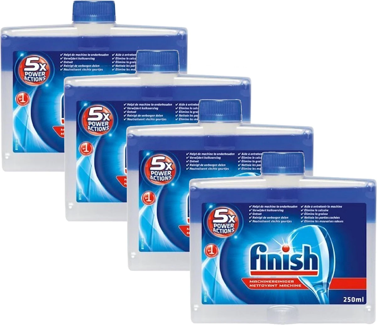 Finish Integrale Machinereiniger Regular Vaatwasser - 4x 250 ML - Voordeelverpakking 9 Finish Integrale Machinereiniger Regular Vaatwasser - 4x 250 ML - Voordeelverpakking - Afbeelding 9