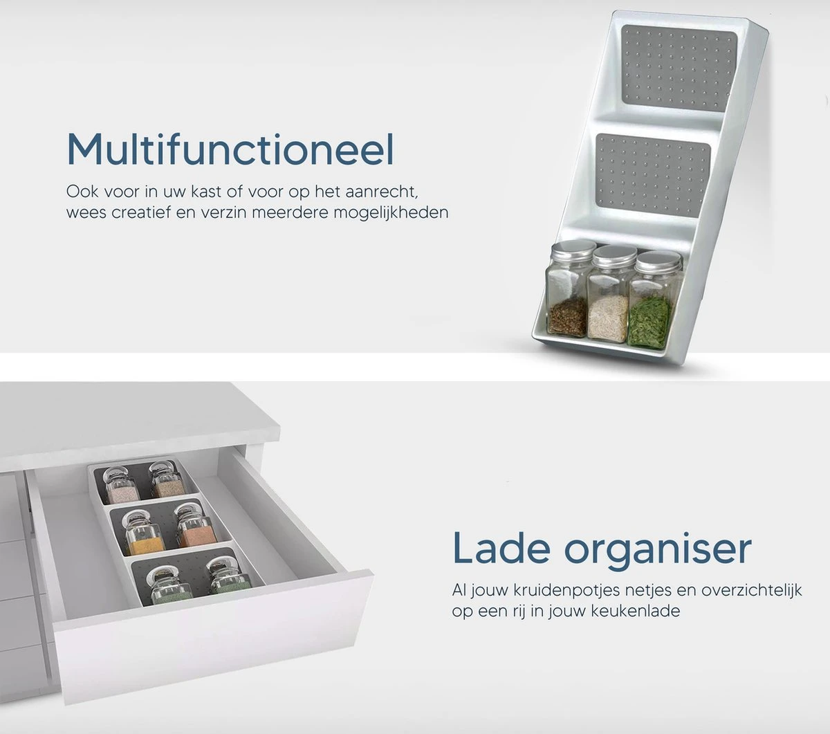 Johannes & Co - Kruidenrek Voor Lade - Keuken Organizers Kruidenrek Lade - Kruiden Organizer 7 Johannes & Co - Kruidenrek Voor Lade - Keuken Organizers Kruidenrek Lade - Kruiden Organizer - Afbeelding 7