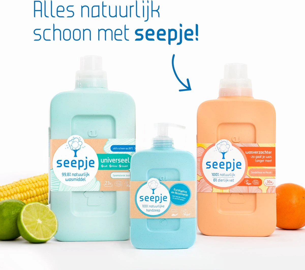 Seepje Afwaszeep Pakket Met Magneet - Natuurlijke Ingredienten - 0% Plastic - 3 X 120 Gram 6 Seepje Afwaszeep Pakket Met Magneet - Natuurlijke Ingredienten - 0% Plastic - 3 X 120 Gram - Afbeelding 6