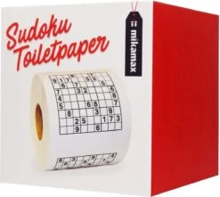MikaMax Sudoku WC Papier - Sudoku - Iedervel Een Andere Sudoku - Toiletpapier - Puzzels - Puzzel -Levensproducten 1200x1074 2