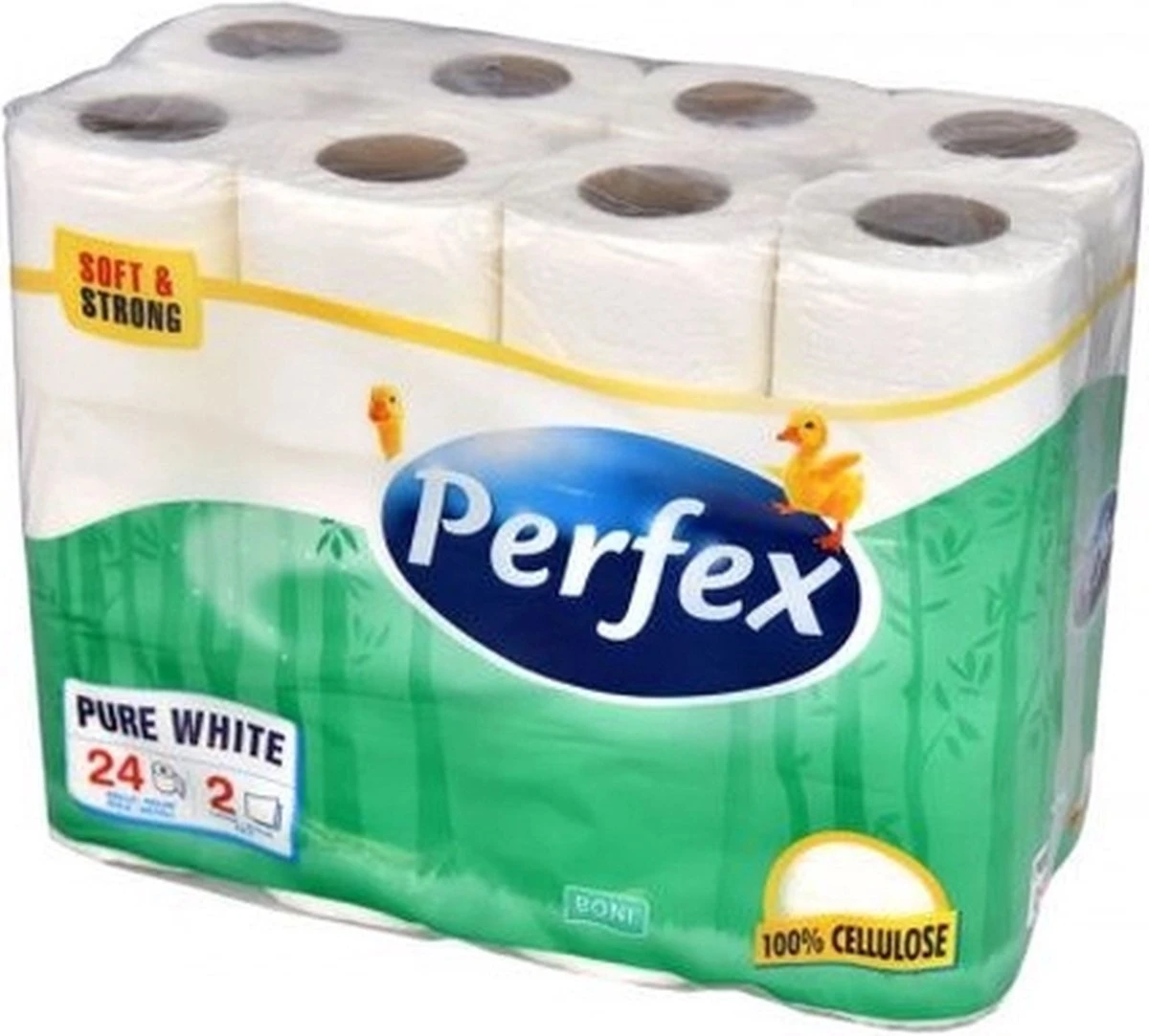 Perfex Toiletpapier Pure White 2-Laags 24 Rollen 1 Perfex Toiletpapier Pure White 2-Laags 24 Rollen