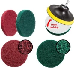 Borstelset Boormachine 25 Delig Per 2 - Schuursponsjes- Schrobborstel - Boorborstel - Schuurborstel - Borstel Boormachine - Schoonmaakborstel - Reinigingsborstel - Tapijtreiniger - Borstelset -Levensproducten 1200x1098 3