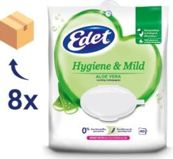 Edet Aloe Vera Vochtig Toiletpapier - 8 X 40 Stuks - Halfjaar Voorraad 5 Edet Aloe Vera Vochtig Toiletpapier - 8 X 40 Stuks - Halfjaar Voorraad -Levensproducten 1200x1101 2