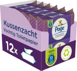 Page Vochtig Toiletpapier - 12 X 38 Stuks - Kussenzacht Vochtig Wc Papier - Voordeelverpakking 16 Page Vochtig Toiletpapier - 12 X 38 Stuks - Kussenzacht Vochtig Wc Papier - Voordeelverpakking -Levensproducten 1200x1106 1