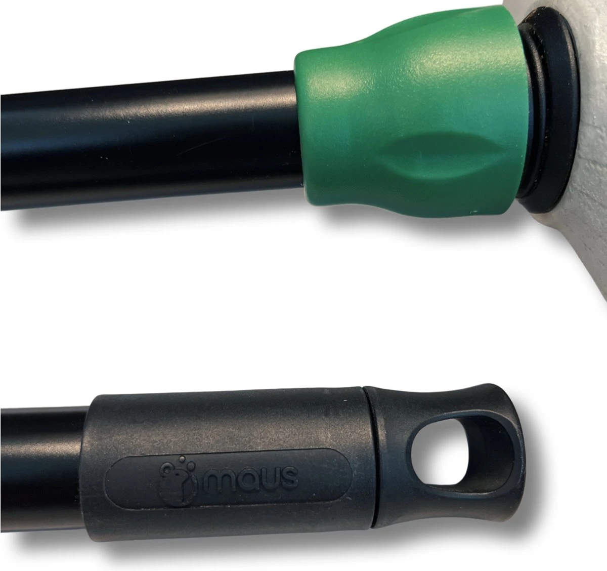 MAUS Luiwagen Met Steel - Schrobborstel 25 Cm. Polyamide Wit - Schrobber Met Steel - Made In EU 2 MAUS Luiwagen Met Steel - Schrobborstel 25 Cm. Polyamide Wit - Schrobber Met Steel - Made In EU - Afbeelding 2