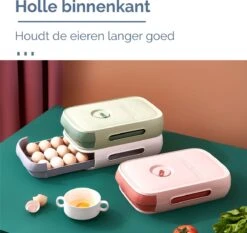 EGG BOX Wit Ei Opbergbox Eierhouder Eierdoos Koelkast Organizer -Levensproducten 1200x1131 6