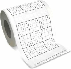 MikaMax Sudoku WC Papier - Sudoku - Iedervel Een Andere Sudoku - Toiletpapier - Puzzels - Puzzel -Levensproducten 1200x1168 2