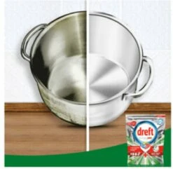 Dreft Platinum Plus All In One - Vaatwastabletten - Voordeelverpakking 5 X 16 Stuks -Levensproducten 1200x1173 3