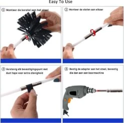 Kibani Schoorsteenborstel 9 Meter - Schoorsteenreiniger - Schoorsteenveger - Schoorsteenveegset - Schoorsteen Borstel - Veegkit - Borstelset Voor Boormachine - Boormachine 10 Kibani Schoorsteenborstel 9 Meter - Schoorsteenreiniger - Schoorsteenveger - Schoorsteenveegset - Schoorsteen Borstel - Veegkit - Borstelset Voor Boormachine - Boormachine -Levensproducten 1200x1189 8