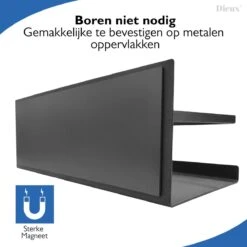 Dieux® - Magnetisch Kruidenrek - Ophangbaar Opbergrek - Keukenrek - Complete Set - Aanrecht Organiser - Badkamerrek - Wandrek - Staal - Zwart - Pasen 9 Dieux® - Magnetisch Kruidenrek - Ophangbaar Opbergrek - Keukenrek - Complete Set - Aanrecht Organiser - Badkamerrek - Wandrek - Staal - Zwart - Pasen -Levensproducten 1200x1200 1109