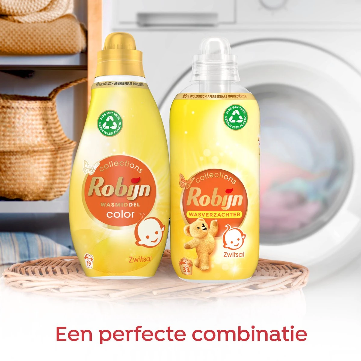 Robijn Klein & Krachtig Collections Color Zwitsal Vloeibaar Wasmiddel 19 Wasbeurten 5 Robijn Klein & Krachtig Collections Color Zwitsal Vloeibaar Wasmiddel 19 Wasbeurten - Afbeelding 5