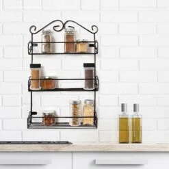 KitchenBrothers Kruidenrek - Staand En Ophangbaar - Voor 21 Potjes - 3 Laags - Metaal 9 KitchenBrothers Kruidenrek - Staand En Ophangbaar - Voor 21 Potjes - 3 Laags - Metaal -Levensproducten 1200x1200 1221