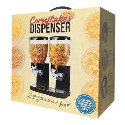 MikaMax Cornflakes Dispenser - Voorraadbus - Cornflakes Voorraadpot - Ontbijt Granendispenser - Zwart - 2 X 500 Gram 9 MikaMax Cornflakes Dispenser - Voorraadbus - Cornflakes Voorraadpot - Ontbijt Granendispenser - Zwart - 2 X 500 Gram -Levensproducten 1200x1200 1367