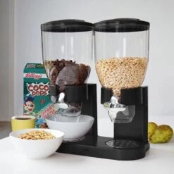 MikaMax Cornflakes Dispenser - Voorraadbus - Cornflakes Voorraadpot - Ontbijt Granendispenser - Zwart - 2 X 500 Gram 11 MikaMax Cornflakes Dispenser - Voorraadbus - Cornflakes Voorraadpot - Ontbijt Granendispenser - Zwart - 2 X 500 Gram -Levensproducten 1200x1200 1368