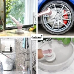 GoScrub® Elektrische Schoonmaakborstel – Elektrische Schrobber - Schrobborstel – Voor Badkamer Of Keuken – Schrobber Met Steel – Luiwagen – Polijstmachine - Roze 15 GoScrub® Elektrische Schoonmaakborstel – Elektrische Schrobber - Schrobborstel – Voor Badkamer Of Keuken – Schrobber Met Steel – Luiwagen – Polijstmachine - Roze -Levensproducten 1200x1200 1526