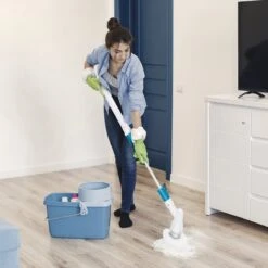 Strex Elektrische Schoonmaakborstel - Draadloze Schrobborstel - Schrobber - 3 Opzetstukken - Telescoopsteel - Poetsmachine Met Krachtige Accu -Levensproducten 1200x1200 1572