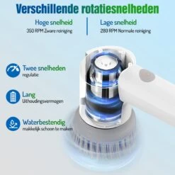 Elektrische Schoonmaakborstel - Schrobborstel - Handborstel - Schuurborstel - Schrobber - Badkamer - Toilet - Keuken 13 Elektrische Schoonmaakborstel - Schrobborstel - Handborstel - Schuurborstel - Schrobber - Badkamer - Toilet - Keuken -Levensproducten 1200x1200 1578