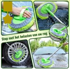 Merkloos Professionele Telescopische Wasborstel + Tonova Pen - Auto Schoonmaakborstel - Anti Slip - Auto, Caravan & Camper - Uitschuifbaar - Groen 11 Merkloos Professionele Telescopische Wasborstel + Tonova Pen - Auto Schoonmaakborstel - Anti Slip - Auto, Caravan & Camper - Uitschuifbaar - Groen -Levensproducten 1200x1200 1582