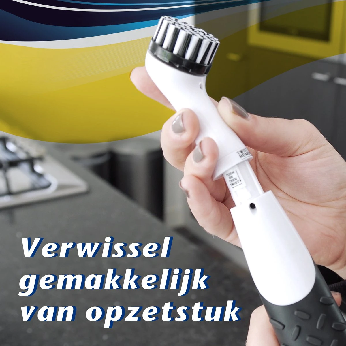 CleanRite® Multi Scrubber - Schoonmaakborstel Voor Auto, Fornuis, Tegels En Voegen 7 CleanRite® Multi Scrubber - Schoonmaakborstel Voor Auto, Fornuis, Tegels En Voegen - Afbeelding 7