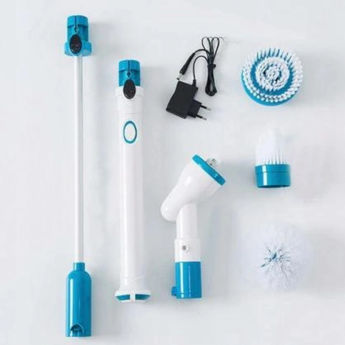 Merkloos Elektrische Schoonmaakborstel - Draadloos - 3 Opzetstukken - Oplaadbaar - Schrobber - Poetsmachine - Schoonmaak Middelen - Schoonmaak Borstel - Schrobborstel - Badkamer / Keuken - Poetsmachine - Polijstmachine - Reinigingsborstel 3 Merkloos Elektrische Schoonmaakborstel - Draadloos - 3 Opzetstukken - Oplaadbaar - Schrobber - Poetsmachine - Schoonmaak Middelen - Schoonmaak Borstel - Schrobborstel - Badkamer / Keuken - Poetsmachine - Polijstmachine - Reinigingsborstel - Afbeelding 3