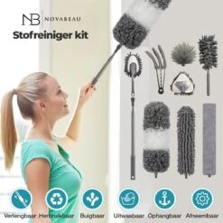 NovaBeau Plumeau Met Telescoopsteel – Microvezel Ragebol Uitschuifbaar - 9-delig Duster Set Met Voegenborstel – RVS Stoffer – Grijs Chenille Borstel – Wasbaar En Draaibaar 10 NovaBeau Plumeau Met Telescoopsteel – Microvezel Ragebol Uitschuifbaar - 9-delig Duster Set Met Voegenborstel – RVS Stoffer – Grijs Chenille Borstel – Wasbaar En Draaibaar -Levensproducten 1200x1200 1638
