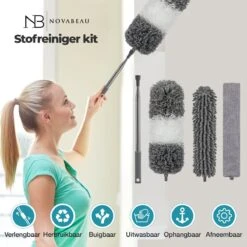 Novabeau® - Telescopische Plumeau – Plumeau Met Telescoopsteel – Ragebol – Uitschuifbaar – Grijs – 3-delige Set 12 Novabeau® - Telescopische Plumeau – Plumeau Met Telescoopsteel – Ragebol – Uitschuifbaar – Grijs – 3-delige Set -Levensproducten 1200x1200 1675