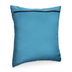 Navaris Waszak Voor Huisdieren Wasgoed - Wasnet Met Rits - Vangt Dierenharen Op Van Dekens, Handdoeken Of Beddengoed - 79 X 70,5 Cm - Blauw