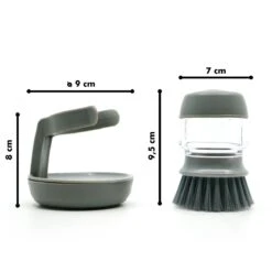 In Round Afwasborstel Met Zeepdispenser / Zeepreservoir – Inclusief Houder – Grijs – Afwas Borstel – Zeep Handborstel – Doseerpomp – Afwasmiddel Dispenser – Navulbaar 12 In Round Afwasborstel Met Zeepdispenser / Zeepreservoir – Inclusief Houder – Grijs – Afwas Borstel – Zeep Handborstel – Doseerpomp – Afwasmiddel Dispenser – Navulbaar -Levensproducten 1200x1200 760