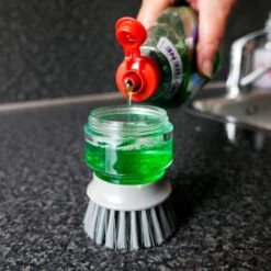In Round Afwasborstel Met Zeepdispenser / Zeepreservoir – Inclusief Houder – Grijs – Afwas Borstel – Zeep Handborstel – Doseerpomp – Afwasmiddel Dispenser – Navulbaar 17 In Round Afwasborstel Met Zeepdispenser / Zeepreservoir – Inclusief Houder – Grijs – Afwas Borstel – Zeep Handborstel – Doseerpomp – Afwasmiddel Dispenser – Navulbaar -Levensproducten 1200x1200 764