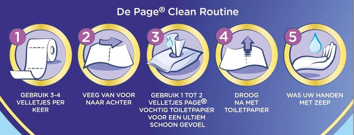 Page Toiletpapier - Kussenzacht Wc Papier - Voordeelverpakking - 24 Rollen 5 Page Toiletpapier - Kussenzacht Wc Papier - Voordeelverpakking - 24 Rollen - Afbeelding 5