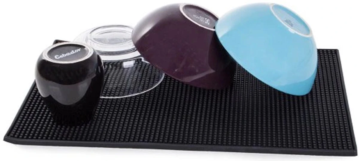 Afwas Droogmat - Afdruipmat - Barmat - Vaat Afwas Mat - Aanrechtmat - Siliconen - Anti Slip - 45 X 30 CM - Rheme 4 Afwas Droogmat - Afdruipmat - Barmat - Vaat Afwas Mat - Aanrechtmat - Siliconen - Anti Slip - 45 X 30 CM - Rheme - Afbeelding 4