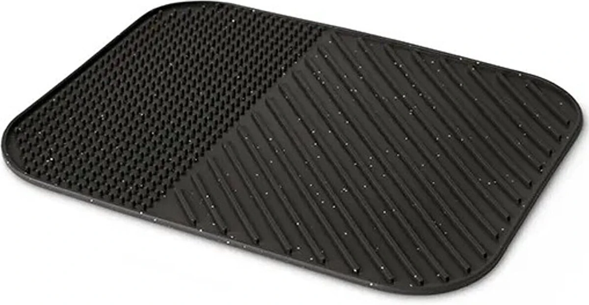 Merkloos Afdruipmat Met GRATIS Afwasborstel - Droogmat - Afdruipmat Siliconen - BPA Vrij - Afdruipmat Voor Afwas - Zwart 2 Merkloos Afdruipmat Met GRATIS Afwasborstel - Droogmat - Afdruipmat Siliconen - BPA Vrij - Afdruipmat Voor Afwas - Zwart - Afbeelding 2