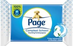 Page Vochtig Toiletpapier - 12 X 38 Stuks - Compleet Schoon Vochtig Wc Papier - Voordeelverpakking -Levensproducten 1200x763 3