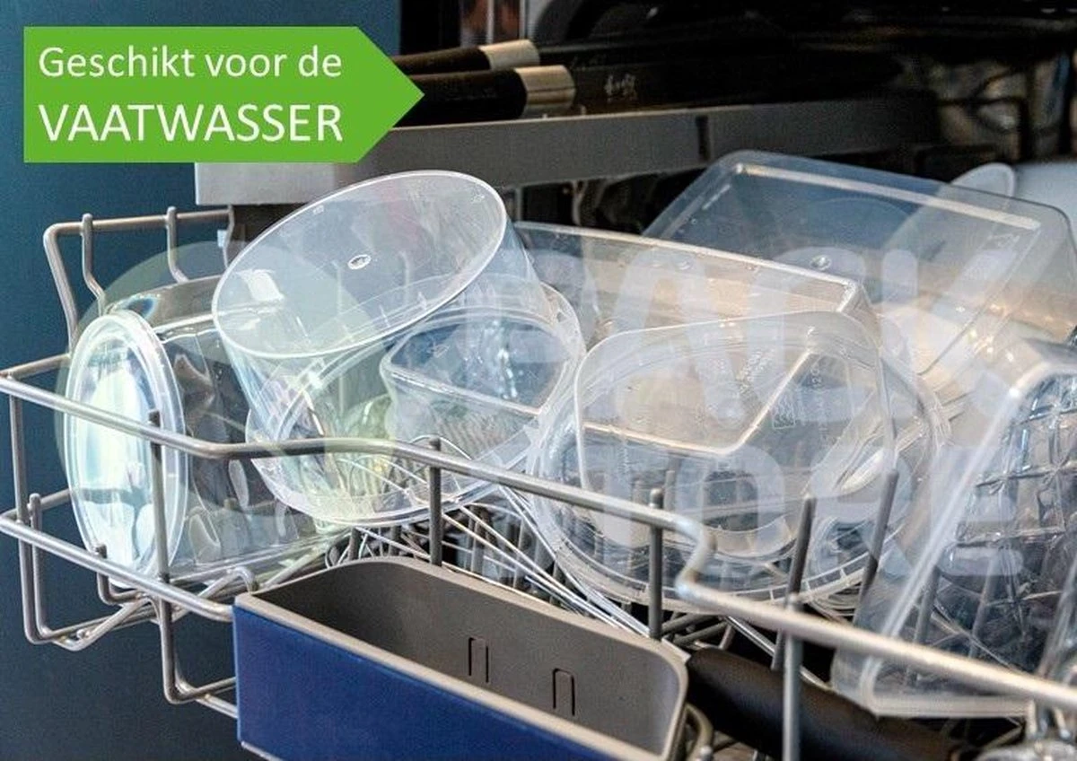 25 X Plastic Bakjes Met Deksel - 300 Ml - ø118mm - Vershoudbakjes- Meal Prep Bakjes - Transparant - Geschikt Voor Diepvries, Magnetron En Vaatwasser - Nederlandse Producent 9 25 X Plastic Bakjes Met Deksel - 300 Ml - ø118mm - Vershoudbakjes- Meal Prep Bakjes - Transparant - Geschikt Voor Diepvries, Magnetron En Vaatwasser - Nederlandse Producent - Afbeelding 9