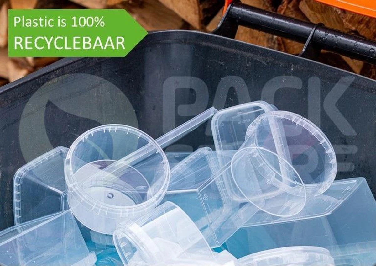 25 X Plastic Bakjes Met Deksel - 300 Ml - ø118mm - Vershoudbakjes- Meal Prep Bakjes - Transparant - Geschikt Voor Diepvries, Magnetron En Vaatwasser - Nederlandse Producent 11 25 X Plastic Bakjes Met Deksel - 300 Ml - ø118mm - Vershoudbakjes- Meal Prep Bakjes - Transparant - Geschikt Voor Diepvries, Magnetron En Vaatwasser - Nederlandse Producent - Afbeelding 11