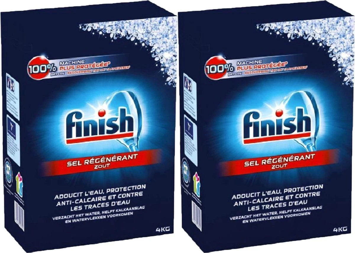 Finish Vaatwasmachine Zout - 4 Kg X2 1 Finish Vaatwasmachine Zout - 4 Kg X2