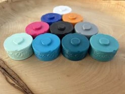 TasteDrops - Aroma Pod Case Houder - Te Gebruiken Voor Het Opbergen Van Air Up Pods - Oranje Met Logo - Geschikt Voor Air Up Drinkfles Pods - Magnetisch Stapelbaar -