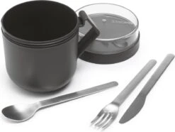 Brabantia Make & Take Soepbeker - 0,6 L - Kunststof - Dark Grey -Levensproducten 1200x902 1