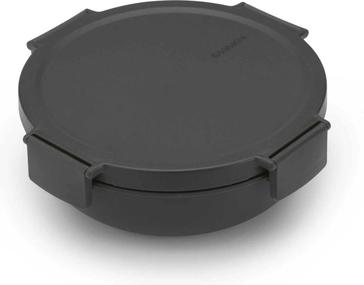 Brabantia Make & Take Salade Lunchbox - 1,3 L - Kunststof - Dark Grey 2 Brabantia Make & Take Salade Lunchbox - 1,3 L - Kunststof - Dark Grey - Afbeelding 2