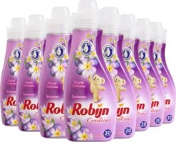 Robijn Creations Paarse Orchidee & Bosbessen Wasverzachter - 8 X 30 Wasbeurten - Voordeelverpakking -Levensproducten 1200x970