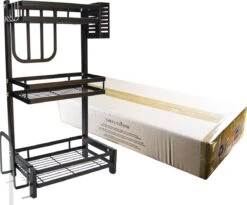 Chefs Cuisine Kruidenrek - Kruidenrek Staand - Keukenrek - Aanrecht Organiser - Bureau Organizer - Keuken Organizers - Roestvrij Staal 9 Chefs Cuisine Kruidenrek - Kruidenrek Staand - Keukenrek - Aanrecht Organiser - Bureau Organizer - Keuken Organizers - Roestvrij Staal -Levensproducten 1200x996 2