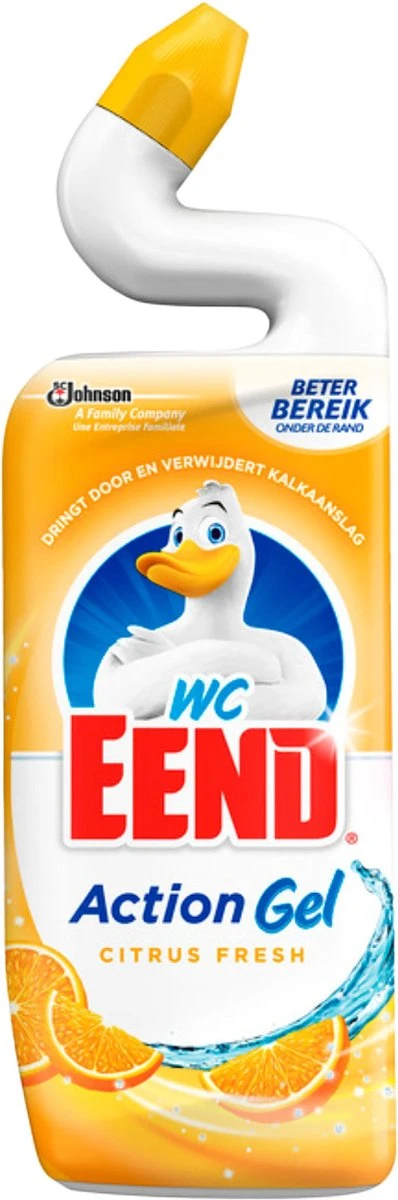 6x WC Eend Toiletreiniger Action Gel Citrus Splash 750 Ml 3 6x WC Eend Toiletreiniger Action Gel Citrus Splash 750 Ml - Afbeelding 3