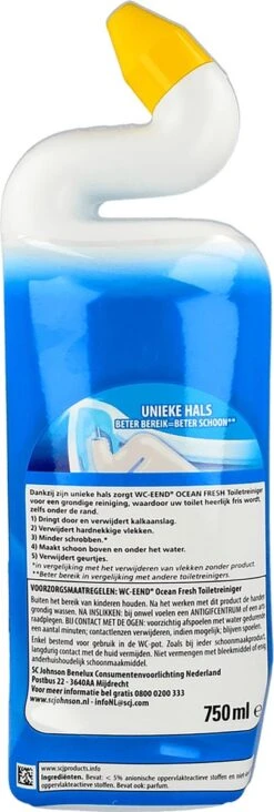 6x WC Eend Toiletreiniger Marine Wave 750 Ml -Levensproducten 405x1200 1